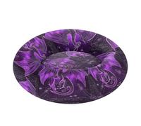 miaozhen Mysterious Purple Dragon Pet Cat Bed Warm & Cozy Fluffy Cat Pillow Bed for Extra Small Size Pets Supplies Camita para perros pequenos 22 x 17 pulgadas