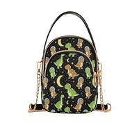 miaozhen Space Dino Cute Dinosaur Astronaut - Bolso de hombro para mujer con múltiples bolsillos, bolso de mano para el día de la madre mariconera para mujer