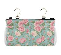 miaozhen Spring Peach Fresh Flowers - Organizador de mesita de noche para gafas, libros, teléfonos móviles, llaves, organizador para mesa de noche