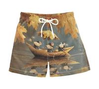 miaozhen Traje de baño para niño, para otoño, agua, lindo, elegante, rata, playa, Hawaii, vacaciones, niños pequeños, ligeros, Autumn Water Cute Fancy Rat, 2 años