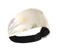 miaozhen Under Ocean Animal Medusas Peces Ligero Colorido Antideslizante Diadema de béisbol Bandas elásticas para el pelo de las mujeres para entrenamientos, ciclismo, voleibol, uso diario, bandas
