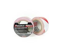MIARCO 4611 - Cinta Señalización PVC Blanca/Roja 50mm x 33m