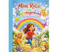Mias Reise ins Regenbogenland, Der Haustierhimmel: Ein Trostbuch über die Regenbogenbrücke für Kinder, Verlust, Trauer, Liebe & Erinnerungen: Ein ... Katze, Kaninchen, Ponys & Meerschweinchen