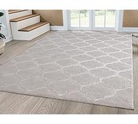 Mia's Teppiche Anna Alfombra para salón, Pelo Corto, Beige, 080 x 300 cm