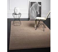 Mia's Teppiche Emma - Alfombra de salón, Pila Corta, Beige - 120 x 170 cm