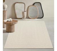 Mias Teppiche Mia's Teppiche Soil - Alfombra impermeable para interior y exterior con aspecto de yute natural, resistente a la intemperie, adecuada para terraza y jardín, aprox. 60 x 180 cm