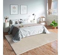 Mia's Teppiche Olivia - Alfombra para salón, 100% poliéster, 160 x 230 cm, Color Beige
