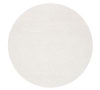 Mias Teppiche Olivia - Alfombra para salón o Dormitorio, Lavable, Redonda, 120 cm, Color Crema