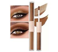 MiaSarah Sombra de ojos líquida, marrón, metálica, mate, brillante, sombra de ojos, delineador de ojos, base, secado rápido, impermeable, duradero, iluminador