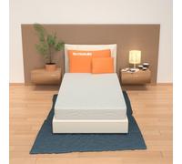 MiaSuite Colchón Desenfundable en Espuma Viscoelàstica - 90x195, Altura 25 cm, Indeformable, Hipoalergénico, Anti-Acarios, Respirable | One