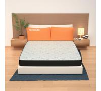 MiaSuite Colchón Viscoelástico 150x190, Colchón de Espuma Viscoelástica Grosor 20 cm - Made in Italy, automodelante, transpirante - Fiocco