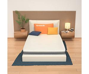 MiaSuite Colchón Viscoelástico Cuadrado 120X190 de 18 cm de Altura con Dispositivo Médico Ortopédico y Funda Bayscent Hipoalergénica y Antiácaros para Cama Individual y Media Cama y Sofá Cama