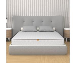 miasuite i sogni italiani Allegro Colchón Individual 90X190, Alto 25 cm Ortopedia con Dispositivo Médico, Espuma Viscoelástica da 6 cm, con 9 Zonas y Plato de Espuma de 18 cm, Blanco