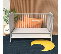 miasuite i sogni italiani Colchón Cuna 65x130 Espuma de Agua de 12 cm de Altura con Dispositivo Médico Ortopédico y Cubierta de Polialgodón Hipoalergénico y Resistente a Los Ácaros del Polvo, Para Cama Individual y Cuna