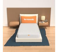 miasuite i sogni italiani Smart H12 - Colchón para cuna (75 x 190 cm, altura de 12 cm, Waterfoam, indeformable, plegable, ortopédico, ortopédico, 100% fabricado en Italia)