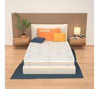 miasuite i sogni italiani Top Memoria Espuma, Aloe Vera, Blanco, 140X200
