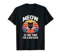 Miau es el Momento de un Nuevo Gato de Libros Camiseta