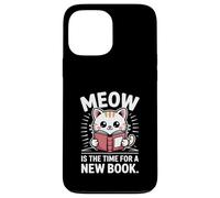 Miau es el Momento de un Nuevo Gato de Libros Carcasa para iPhone 13 Pro MAX