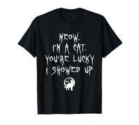 Miau, Soy un Gato, tu Suerte aparecí en Halloween Kitten Lover Camiseta