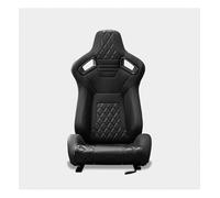 MIAUTO Asiento Deportivo Coche,Semibaquet Ajustable,Adaptable para Coches,Ríeles incluidos,Conductor y Pasajero,para Coche y Simulador de Conducción (Y-N755, PILOTO-L)