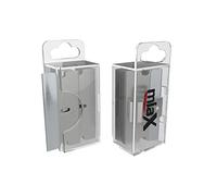 miaX Cuchillas de repuesto de primera calidad para rascador de vitrocerámica - 10 cuchillas práctica caja dispensador para rasqueta de vidrio - 10 cuchillas de acero inoxidable de alta calidad