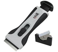 miaX Rasqueta Vitrocerámica Profesional Soft-Touch con Cuchillas Integradas