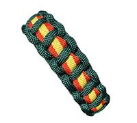 MIBANDERA Pulsera Bandera España Hombre Mujer. Pulsera Cuerda Trena con Cierre. Cuero Tela España (Verde Guardia Civil 21 cm)