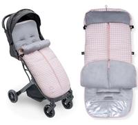 mibebestore - Saco Silla Paseo Universal Polar Modelo 9 Vichy Rosa - Oferta