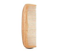 MIBELLA BEAUTY & CO Peine de bolsillo de madera sostenible para hombres y mujeres - peine fino antiestático para todo el pelo - Peine de corte de pelo para uso profesional incluso en peluquerías 16,5