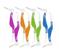 MIBICIRI - Cepillo interdental de ortodoncia con palillo de dientes, 8 piezas, herramienta de limpieza de dientes, cepillos interdentales entre dientes