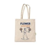 MIBO Tote Bag Aesthetic, in Cotone Biologico 100% 220 g/m², Shopper 38 x 42 cm con Manici Lunghi 70 cm, Borsa in Tela Riutilizzabile da Donna con Grafiche Originali