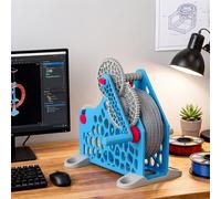 MiBoce 3D Printer Filament Respooler, Hand Cranked 1kg Filament Rewinder, 3D Printer Spool Rewinder, Welding Thread Winder, Uniform Wire Routing, Without Tangling, Removable Modular Design