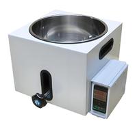 MiBoce Baño De Agua Y Aceite De Laboratorio De 5 L, Dispositivos De Calentamiento Digitales Tipo Elevador, con Pantalla LED, Control De Temperatura Inteligente PID, para Experimentos, Química
