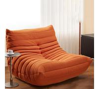 MiBoce Corner Bean Bags, Fireplace Chair, Comfortable Lazy Floor Sofa, Ergonomic Curved Design, Memory Rebound Sponge Boneless Chair, for Bedroom, Reading Corner, Dormitory, Living Room