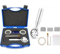 MiBoce Kit De Prueba De Corte Transversal, Probador De Adherencia De Trama Cruzada, con Cuchillas De 1 Mm/2 Mm/3 Mm, Lupa, Pincel Y Cinta, Kit Profesional De Prueba De Adherencia para Evaluación