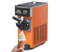 MiBoce Máquina Comercial para Helados Suaves, Máquina para Hacer Helados Suaves De Encimera, Salida De 4-5 Kg/h, con Función De Limpieza con Un Solo Clic, para El Hogar Y Los Negocios