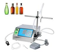 MiBoce Máquina Llenadora Semiautomática De Líquidos De 0,5 a 650 Ml, Máquina Llenadora De Líquidos con Bomba Peristáltica De Un Solo Cabezal, con Interruptor De Pie, Conteo Automático