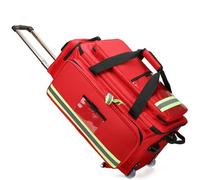 MiBoce Mochila Médica De Emergencia, Bolsa Médica con Ruedas, Divisores Extraíbles, Correas para Los Hombros Y Tiras Reflectantes, para Emergencias, Uso Doméstico Y Clínico