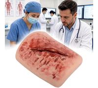 MiBoce Thigh Wound Packing Trainer Model, Blood Control Exercises Wound Models, Wound Stop The Bleed Training Model, Deep Laceration Trauma Simulates Wound, Reusability, Teaching for Medical Classes