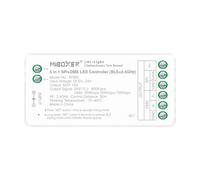 MiBoxer SPIB5 Controlador LED 5 en 1 SPI/DMX BLE 2.4GHz RF DC5V-24V Max 10A