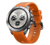 Mibro GS Explorer S TI Reloj Inteligente Hombre, GPS (Correa de Silicona) | Smartwatch Elegante con Bisel Titanium para Android iOS, Llamadas Bluetooth, Impermeable 10ATM, Altímetro, Brújula, Barómetro