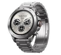 Mibro GS Explorer S TI Reloj Inteligente Hombre, GPS (Correa de Titanio) | Smartwatch Elegante con Bisel Titanium para Android iOS, Llamadas Bluetooth, Impermeable 10ATM, Altímetro, Brújula, Barómetro