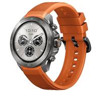 Mibro GS Explorer S TI Reloj Inteligente para Correr con GPS, Smartwatch con Impermeable 10ATM, Bisel Titanium, Llamadas Bluetooth, Altímetro, Barómetro, Brújula, para Android iOS (Correa de Silicona)