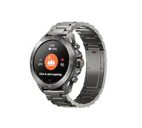 Mibro GS Explorer S TI Reloj Inteligente para Correr con GPS, Smartwatch con Impermeable 10ATM, Bisel Titanium, Llamadas Bluetooth, Altímetro, Barómetro, Brújula, para Android iOS (Correa de Titanio)