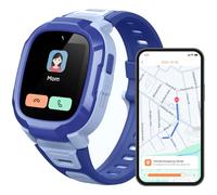 Mibro P6 Reloj Inteligente Niño con 4G GPS en Tiempo Real, Llamadas SOS, Smartwatch con SIM, Chat, Videollamada, Modo Clase, Reloj Niño Juguetes Regalos para Niños Niñas 4-12 años, Azul