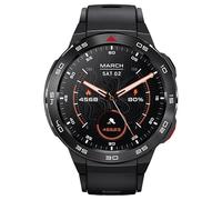 Mibro Reloj inteligente GS Pro (negro) - Pantalla Amoled de 1.4 pulgadas, llamadas Bluetooth, duración de la batería de 20 días, impermeable 5 ATM, posicionamiento GPS, 105 modos deportivos, monitoreo