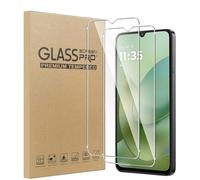 MIBZOR 2 Piezas Protector de Pantalla para Motorola Moto G06 4G / Motorola Moto G06 Power (6.88") Cristal Templado Dureza 9H, Antihuellas elícula protectora 0.33mm Transparente Premium Vidrio Templado