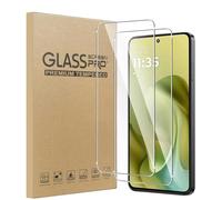 MIBZOR 2 Piezas Protector de Pantalla para Motorola Moto G86 5G / Moto G86 Power (6.67") Cristal Templado Dureza 9H, Antihuellas elícula protectora 0.33mm Ultra Transparente Premium Vidrio Templado