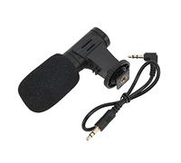 MIC 06 Mobile Phone Mini Microphone Live Conference Video Vlog Black