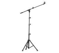 mic arm parts, Floor Mic Stand Tripod Boom Arm Mic Holder with Carrying Bag and 2 Mic Clips Suitable for Any Microphone Performance Singing,for singing